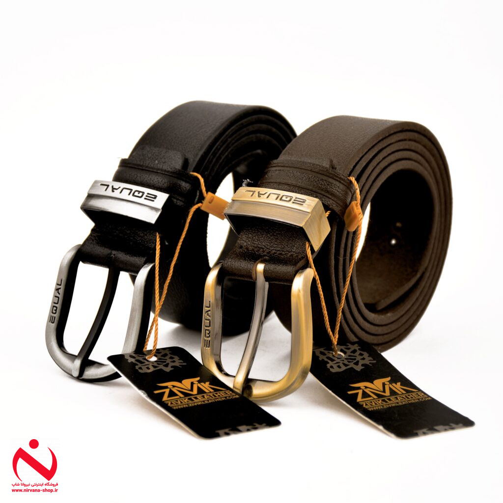 Turkish natural leather men's belt