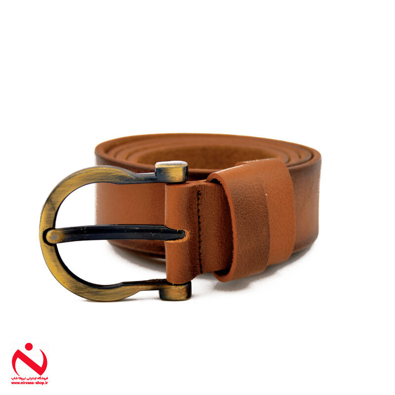 Turkish natural leather men's belt